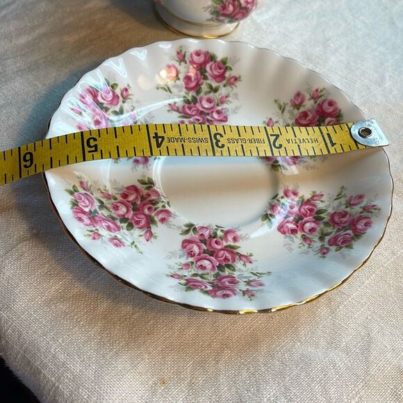 Royal Albert Springtime Series Rose bone China teacup & saucer. - Picture 7 of 8